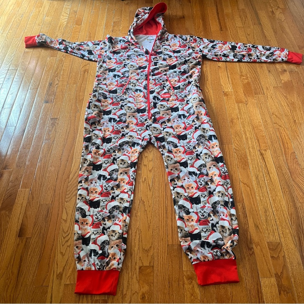 Tipsyelves - WOMEN'S MEOWY CATMUS PLUS SIZE JUMPSUIT XXL